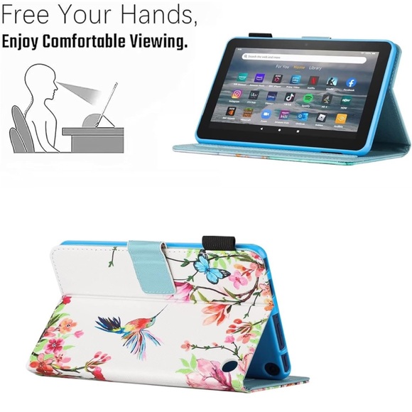 Amazon Fire HD8 Hummingbird Case - Picture 5 of 7